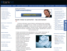 Tablet Screenshot of banknet.pl