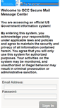 Mobile Screenshot of occsecuremail.banknet.gov